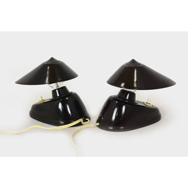 Bauhaus Bakelite Table Lamps from Esc, 1940s, Set of 2 For Sale - Image 12 of 18