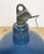 Industrial Blue Enamel Factory Lamp with Cast Iron Top, 1960s For Sale - Image 11 of 14