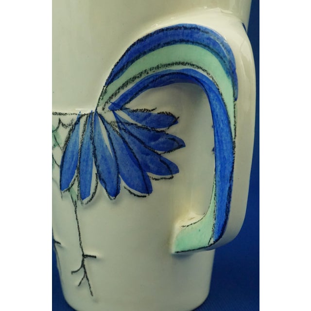 Ceramic Cups with Bas-Relief Roosters from Sicas, Sesto Fiorentino, Italy, 1940s, Set of 2 For Sale - Image 11 of 17