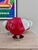 1980s Orbite Wall Lights in Bright Red Metal, 1980s, Set of 3 For Sale - Image 5 of 7