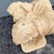 Boho Chic Faux Bamboo Banana Leaf Glass Top Side Table For Sale In West Palm - Image 6 of 6