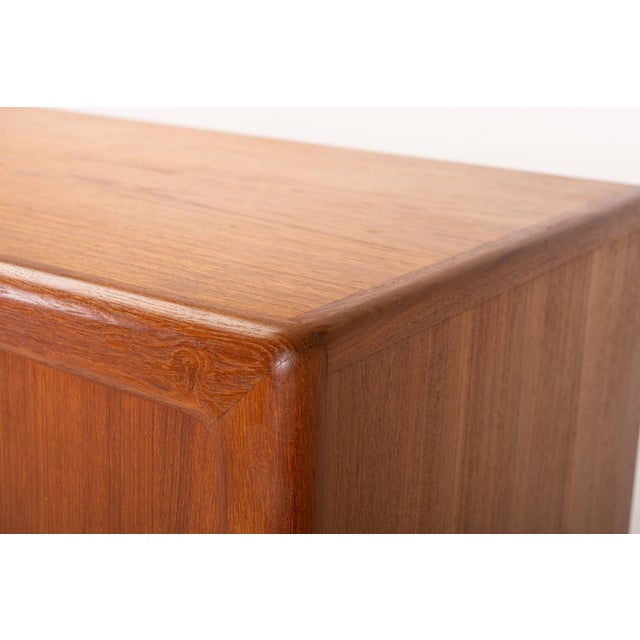 Wood Vintage Danish Teak Highboard by H.P. Hansen, 1960s For Sale - Image 7 of 17