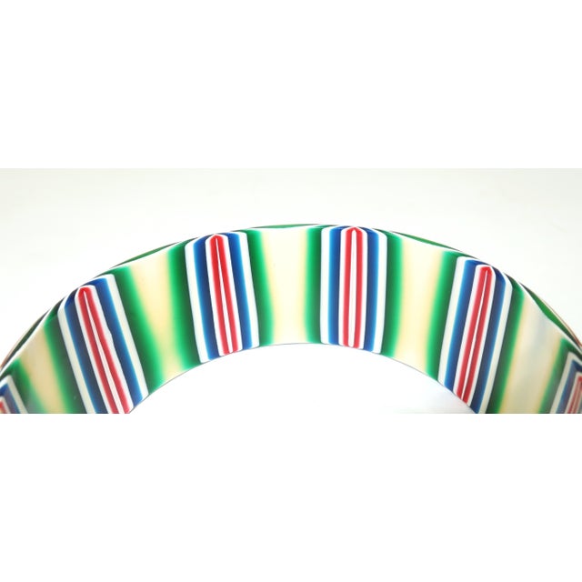 Lea Stein French Fused Plastic Op Art Bangle Bracelet, c.1970 For Sale - Image 10 of 13