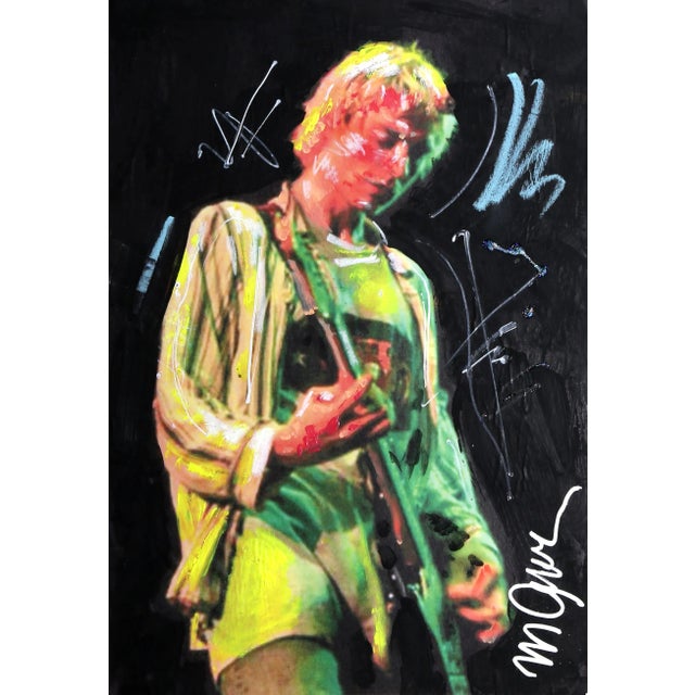 油絵原画　Kurt Cobain Kurt Cobain, Sid Maurer | Chairish