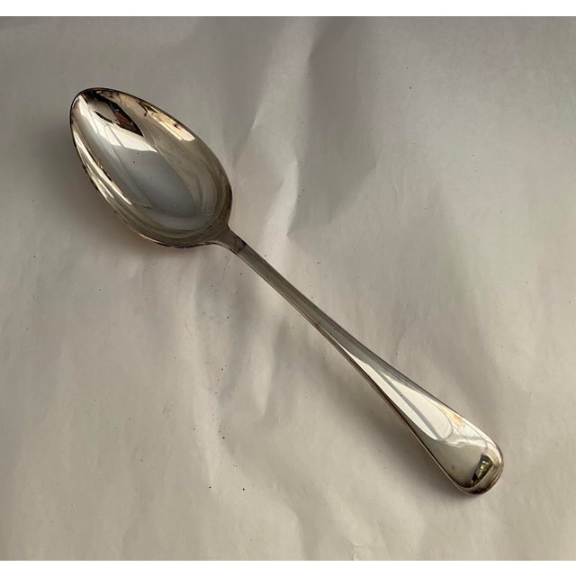1980s Silver Dinner Spoon, Old English Pattern - Set of 12 For Sale - Image 9 of 15