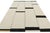 2010s Rug & Kilim’s Contemporary Kilim, Textural White and Black Stripes, Gold Accents For Sale - Image 5 of 7