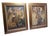 Harquebusier Angels, 1960s, Oil on Canvas Paintings, Framed, Set of 2 For Sale - Image 6 of 7