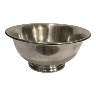 Monumental Reed and Barton Silverplate Punch Bowl For Sale