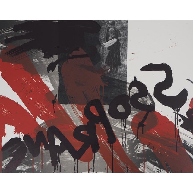 Wolf VOSTELL (1932-1998) The Cry: Soprane, 1990 Original lithograph in color Signed and dated in pencil (also signed in...