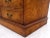 Drexel 4 Drawers Embossed Leather Top Burl Wood File Cabinet Credenza w/ Key For Sale - Image 4 of 13