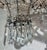1990s Myran Allan Luxury Lighting Neoclassical Antique Silver Petite Bohemian Crystal Chandelier For Sale - Image 5 of 7