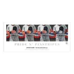 1995 Dwight Baird 'Pride N' Pinstripes' Outsider Art Black & White Canada Offset Lithograph