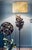 Large Leaf Floor Lamp in Metal by The Metal Wave, in New conditions. Designed from 2000 Imprinted by Maker, European Plug...