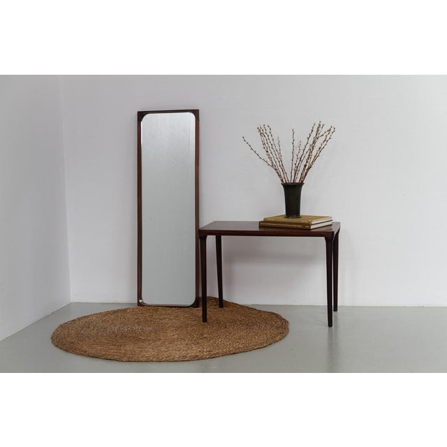 Danish Mid-Century Rosewood Side Table, 1960s. Exquisite and light Scandinavian Mid-Century Modern side table with...