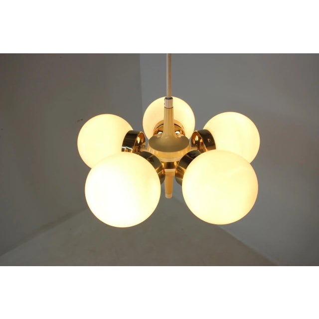 Space Age Sputnik Light from Elektroinstala Decin, 1970s For Sale - Image 9 of 15