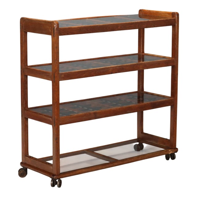 Small Beech Bookcase, 1950s For Sale