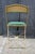 Mid 20th Century A. Fritz + Co Mid Century Gold Frame & Green Velvet Metal Folding Chairs Modern For Sale - Image 16 of 16