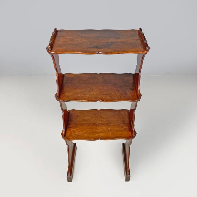Art Nouveau Italian Wooden Bookshelf, 1900s For Sale - Image 5 of 18