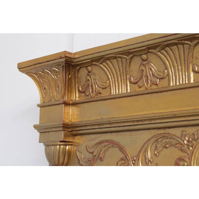 Pair Neoclassical Style Gold Leaf Finish Mirrors For Sale In Philadelphia - Image 6 of 14