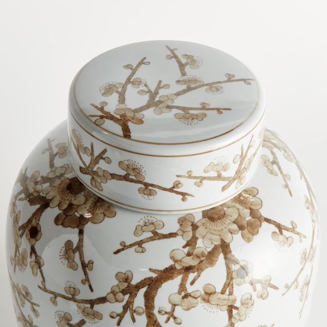 Chinoiserie Province Empress Lidded Ginger Jar For Sale - Image 3 of 6