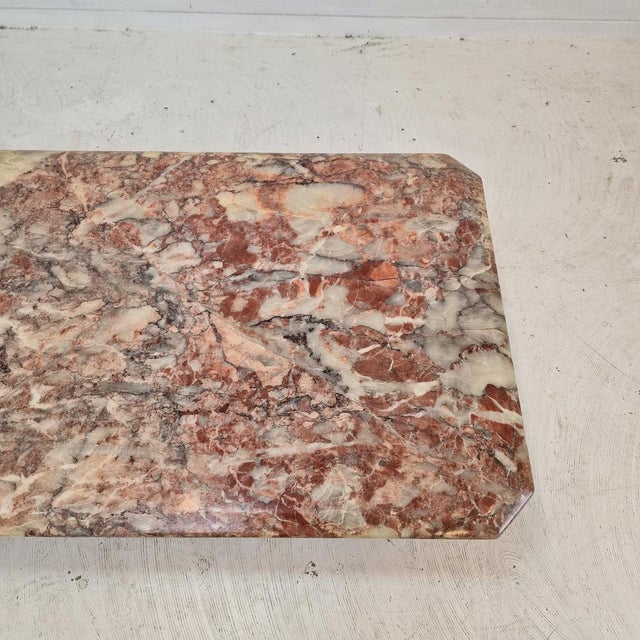 Italian Marble Coffee Table, 1980s For Sale - Image 4 of 16