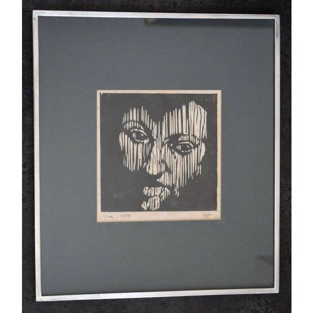 Gerald Anthony Coles Portrait 1958 For Sale - Image 4 of 4