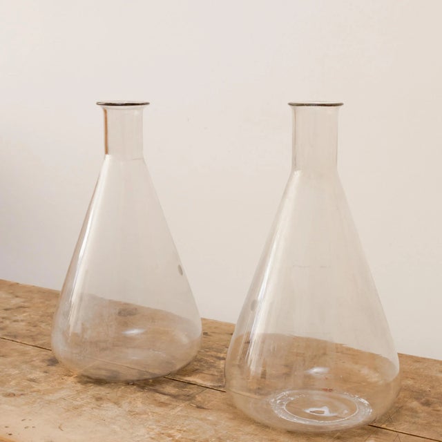 Late 20th Century High Neck Lab Glass Vessel Chairish