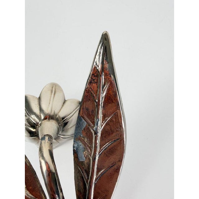 Mid-Century Italian Chrome Flower Cocktail Ashtrays, 1960s, Set of 6 For Sale - Image 17 of 18