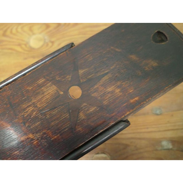 Wood 18th Century Oak Wall-Hanging Candle Box For Sale - Image 7 of 8