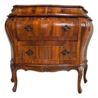 Baroque Chest of Drawers in Walnut For Sale