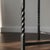 Brown Narrow Side Table, Solid Black Walnut End Table, Handmade Small Side Table With Steel Base For Sale - Image 8 of 10