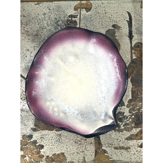 French Pol Chambost Signed Shell Vide Poche For Sale - Image 3 of 9