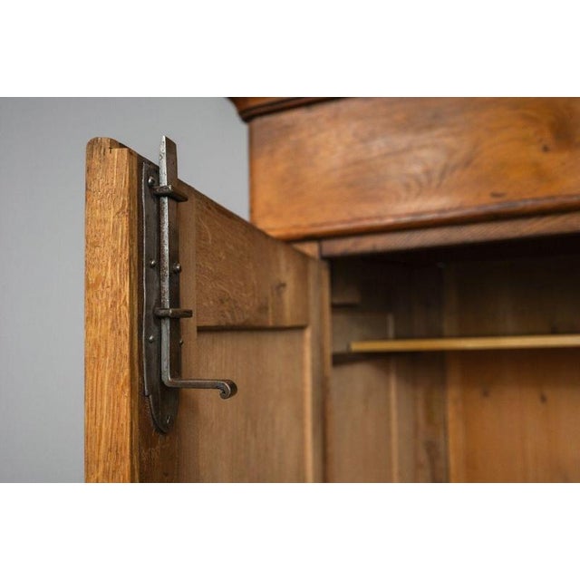 Early 19th Century Biedermeier Wardrobe in Oak For Sale - Image 17 of 18