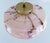 Art Deco Pendant Light in Pink Marble Glass, 1930s For Sale - Image 17 of 18