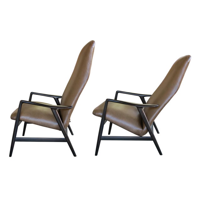 Alf Svensson Fritz Hansen Danish Modern Reclining Lounge