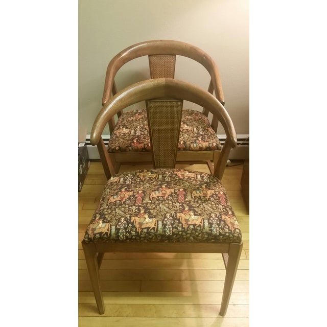 Vintage MidCentury Thomasville Chair Co. James Mont Style Chairs a
