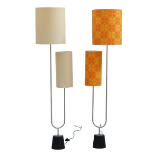 Floor Lamps from Arlus France, 1960, Set of 2 For Sale