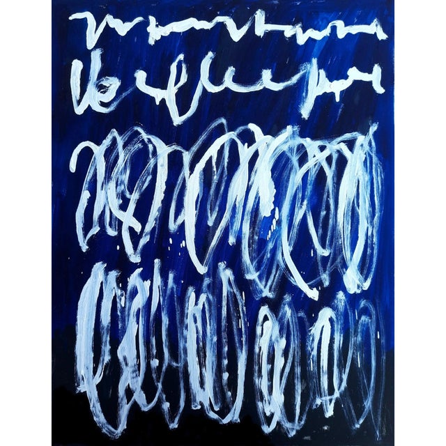Set of 4 - 'Writing' Cy Twombly Inspired Abstract Original Art Installation by Diane Grant For Sale - Image 12 of 13