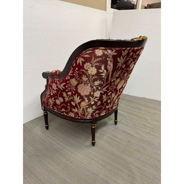 1920s French Empire Bergère Armchair, Circa 1920s For Sale - Image 5 of 12