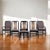 Wood Postmodern Dining Chairs by Bernhardt, Black Lacquer & Birdseye Maple, Set of 6, 1980s For Sale - Image 7 of 18