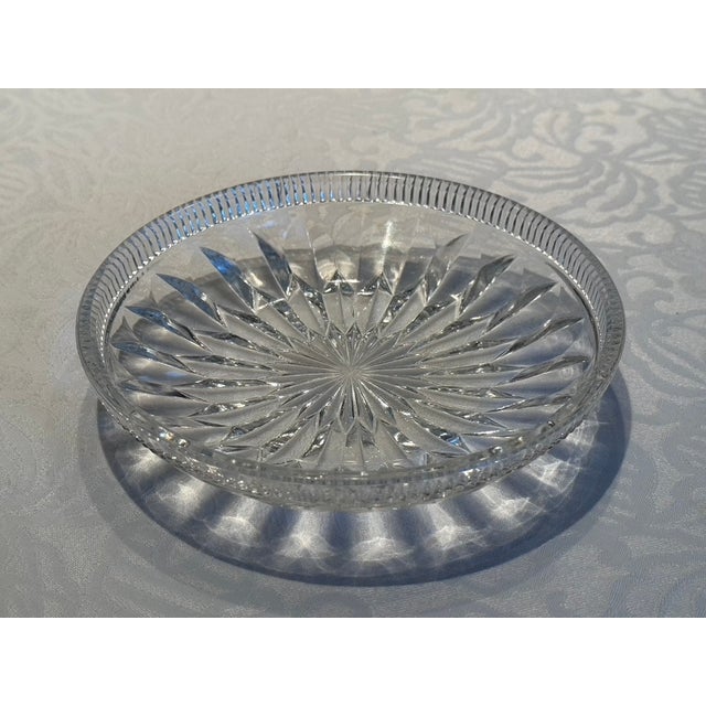 1960s Mid-Century Queen Anne Silver-Plated and Glass Double Jam Server - 3 Pieces For Sale - Image 9 of 11