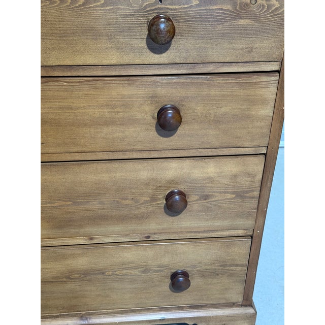 Antique Pine Two Over Three Drawers - Chest of Drawers From England For Sale - Image 10 of 18