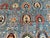 Hand-Knotted Afghan Suzani Chobi Wool Area Rug - 8'3" X 9'11" For Sale - Image 9 of 14