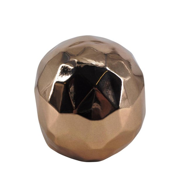 Gold Resin Skull from Richard Orlinski For Sale - Image 4 of 7