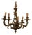 18th Century French Bronze Chandelier For Sale
