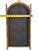 Art Deco Vintage Four Panel Fireplace Screen Gold Black Mesh Folding Grate For Sale - Image 3 of 5