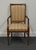 Traditional High End Vintage Solid Cherry Italian Neoclassical Regency Revival Dining Arm Chair For Sale - Image 3 of 8