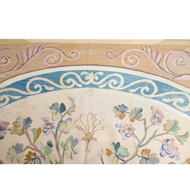 French Early 20th Century Aubusson Rug For Sale - Image 3 of 13