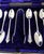 Early 20th Century Antique Sterling Silver Teaspoon & Tongs Set, 1908, Set of 7 For Sale - Image 5 of 18
