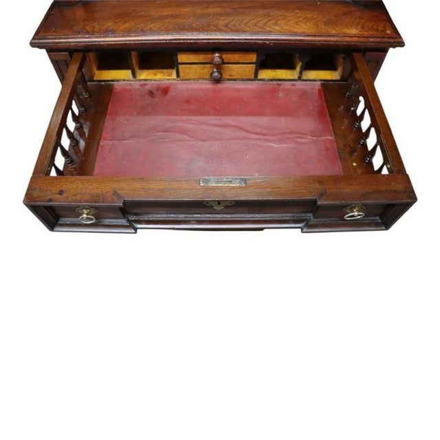 Oversized Victorian Walnut & Burl Triple Door Secretary Desk/Bookcase C1880 For Sale - Image 4 of 16